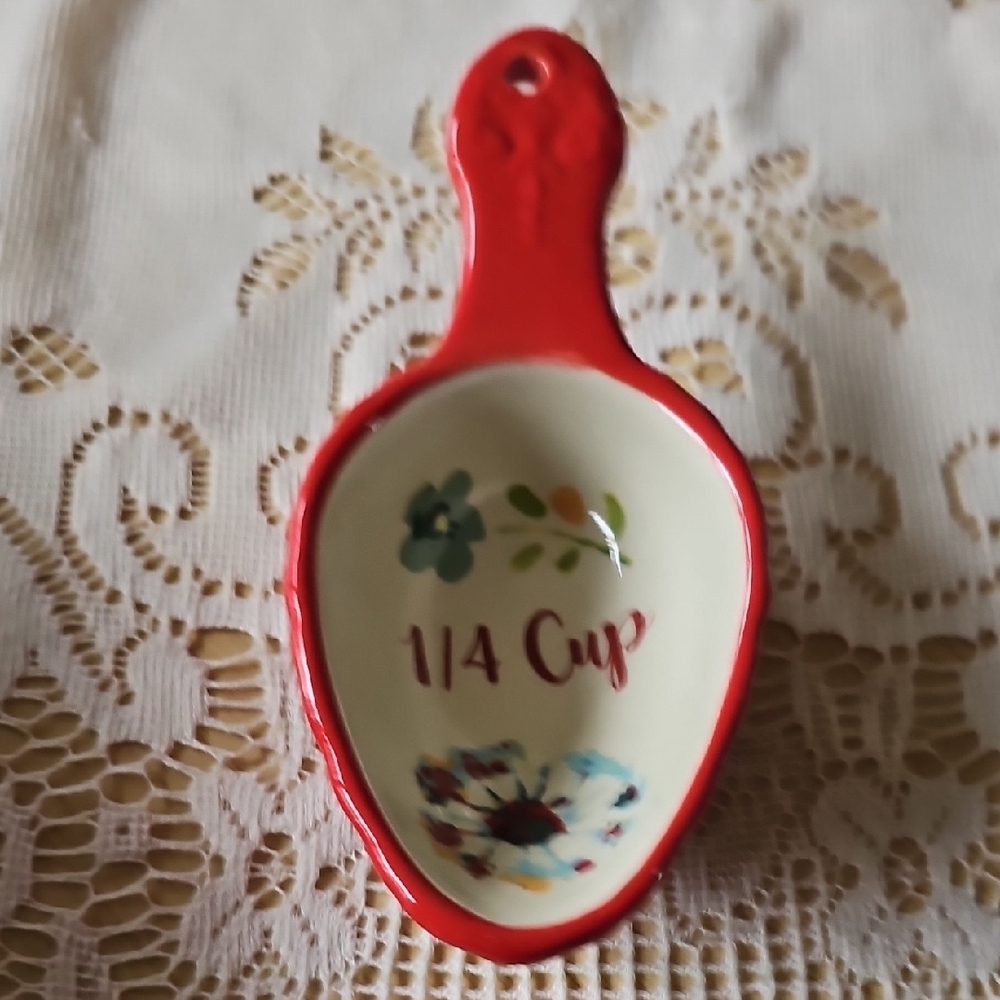 The Pioneer Woman Set Of 4 Ceramic Measuring Cups - Picture 5 of 6